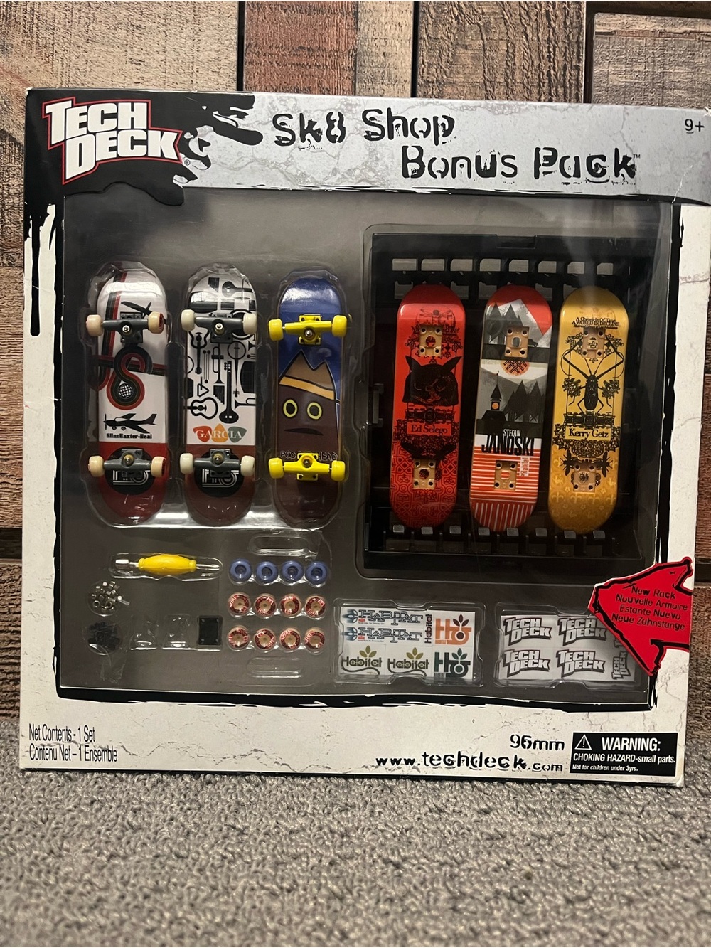 Tech Deck SK8 Shop Bonus Pack 3 Fingerboards with New Habitat Danny Garcia RARE!